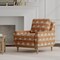 Coral Abstract Geometric Woven Pattern Upholstery Fabric by The Yard - SKU: Xavier Coral